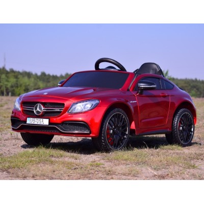 MERCEDES C 63 S COUPE, MIĘKKIE SIEDZENIE , MIEKKIE KOŁA, SYSTEM ESW, 5 PUNKTOWE PASY /QY-1588