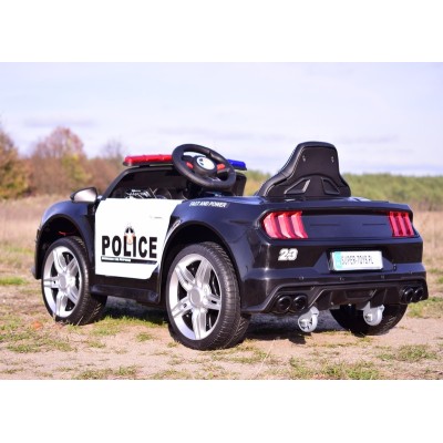 AUTO POLICJA, DŹWIĘKI, MIĘKKIE KOŁA EVA, MIĘKKIE SIEDZENIE/BBH0007
