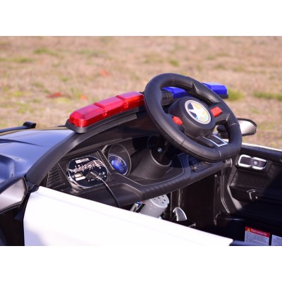 AUTO POLICJA, DŹWIĘKI, MIĘKKIE KOŁA EVA, MIĘKKIE SIEDZENIE/BBH0007