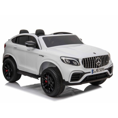 MERCEDES GLC 63S LICENCJA, 4X4, 2x12V, MIĘKKIE KOŁA EVA, MIĘKKIE SIEDZENIE, WALIZKA, FULL OPCJA/XMX608