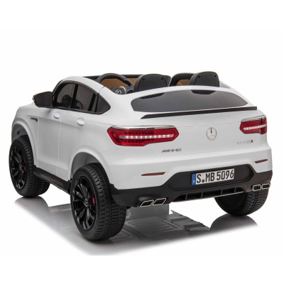 MERCEDES GLC 63S LICENCJA, 4X4, 2x12V, MIĘKKIE KOŁA EVA, MIĘKKIE SIEDZENIE, WALIZKA, FULL OPCJA/XMX608