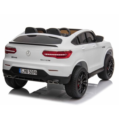 MERCEDES GLC 63S LICENCJA, 4X4, 2x12V, MIĘKKIE KOŁA EVA, MIĘKKIE SIEDZENIE, WALIZKA, FULL OPCJA/XMX608