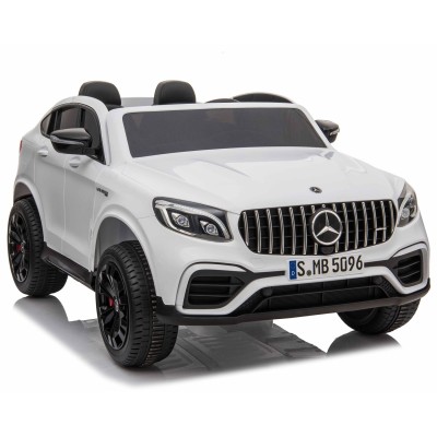 MERCEDES GLC 63S LICENCJA, 4X4, 2x12V, MIĘKKIE KOŁA EVA, MIĘKKIE SIEDZENIE, WALIZKA, FULL OPCJA/XMX608