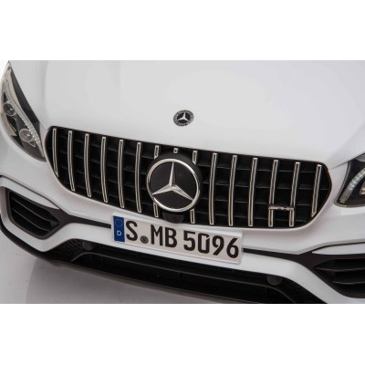 MERCEDES GLC 63S LICENCJA, 4X4, 2x12V, MIĘKKIE KOŁA EVA, MIĘKKIE SIEDZENIE, WALIZKA, FULL OPCJA/XMX608