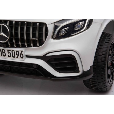 MERCEDES GLC 63S LICENCJA, 4X4, 2x12V, MIĘKKIE KOŁA EVA, MIĘKKIE SIEDZENIE, WALIZKA, FULL OPCJA/XMX608