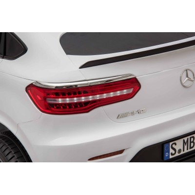 MERCEDES GLC 63S LICENCJA, 4X4, 2x12V, MIĘKKIE KOŁA EVA, MIĘKKIE SIEDZENIE, WALIZKA, FULL OPCJA/XMX608
