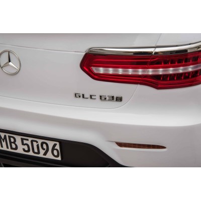 MERCEDES GLC 63S LICENCJA, 4X4, 2x12V, MIĘKKIE KOŁA EVA, MIĘKKIE SIEDZENIE, WALIZKA, FULL OPCJA/XMX608