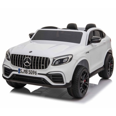 MERCEDES GLC 63S LICENCJA, 4X4, 2x12V, MIĘKKIE KOŁA EVA, MIĘKKIE SIEDZENIE, WALIZKA, FULL OPCJA/XMX608