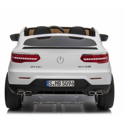 MERCEDES GLC 63S LICENCJA, 4X4, 2x12V, MIĘKKIE KOŁA EVA, MIĘKKIE SIEDZENIE, WALIZKA, FULL OPCJA/XMX608