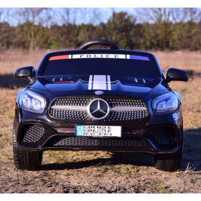 MERCEDES  POLICJA SL500, MIĘKKIE SIEDZENIE , MIEKKIE KOŁA, SYSTEM ESW, RADIO FM /S301