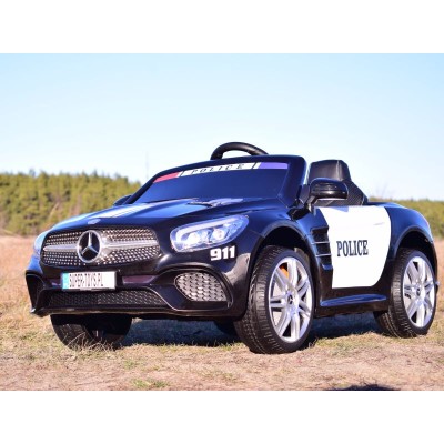 MERCEDES  POLICJA SL500, MIĘKKIE SIEDZENIE , MIEKKIE KOŁA, SYSTEM ESW, RADIO FM /S301