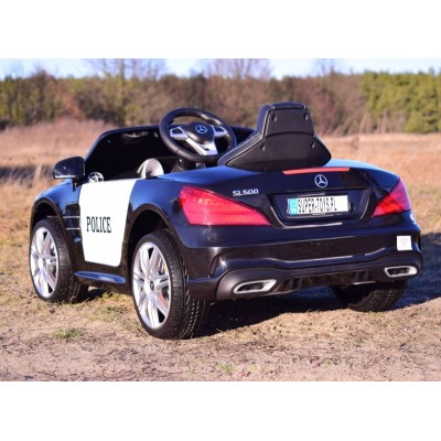 MERCEDES  POLICJA SL500, MIĘKKIE SIEDZENIE , MIEKKIE KOŁA, SYSTEM ESW, RADIO FM /S301