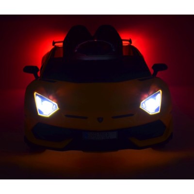 ORYGINALNE LAMBORGHINI SVJ PEŁNA OPCJA, MIĘKKIE KOŁA, MIĘKKIE SIEDZENIE/HL328