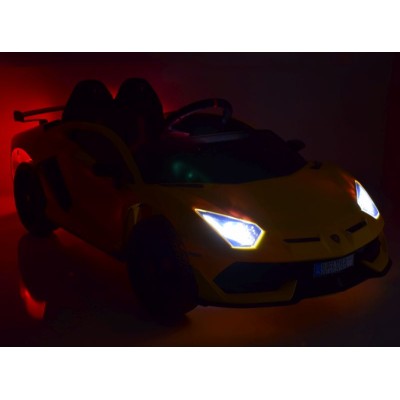 ORYGINALNE LAMBORGHINI SVJ PEŁNA OPCJA, MIĘKKIE KOŁA, MIĘKKIE SIEDZENIE/HL328