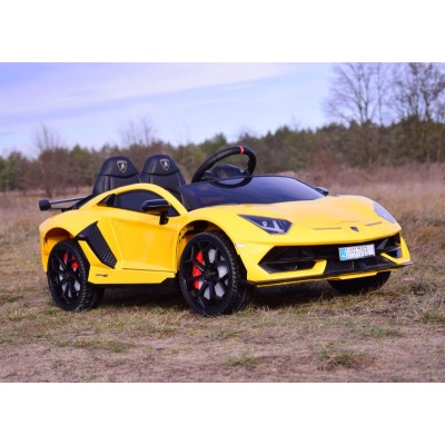 ORYGINALNE LAMBORGHINI SVJ PEŁNA OPCJA, MIĘKKIE KOŁA, MIĘKKIE SIEDZENIE/HL328