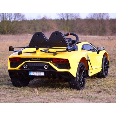 ORYGINALNE LAMBORGHINI SVJ PEŁNA OPCJA, MIĘKKIE KOŁA, MIĘKKIE SIEDZENIE/HL328