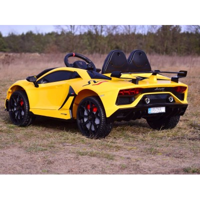 ORYGINALNE LAMBORGHINI SVJ PEŁNA OPCJA, MIĘKKIE KOŁA, MIĘKKIE SIEDZENIE/HL328