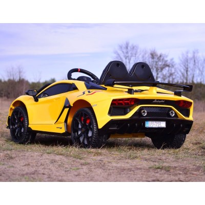 ORYGINALNE LAMBORGHINI SVJ PEŁNA OPCJA, MIĘKKIE KOŁA, MIĘKKIE SIEDZENIE/HL328