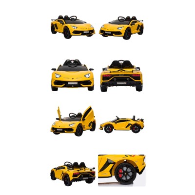 ORYGINALNE LAMBORGHINI SVJ PEŁNA OPCJA, MIĘKKIE KOŁA, MIĘKKIE SIEDZENIE/HL328