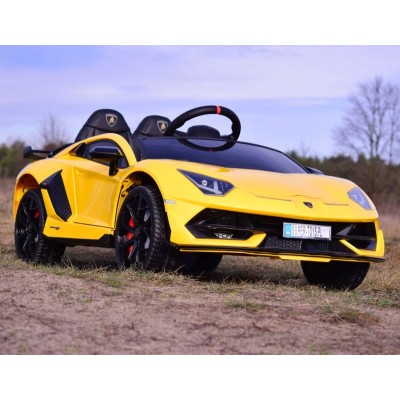 ORYGINALNE LAMBORGHINI SVJ PEŁNA OPCJA, MIĘKKIE KOŁA, MIĘKKIE SIEDZENIE/HL328