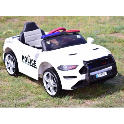 AUTO POLICJA, DŹWIĘKI, MIĘKKIE KOŁA EVA, MIĘKKIE SIEDZENIE/BBH0007