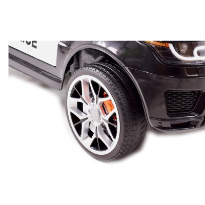 AUTO SUV POLICYJNY NA AKUMULATOR, MIĘKKIE SIEDZENIE, MĘKKIE KOŁA/JC002