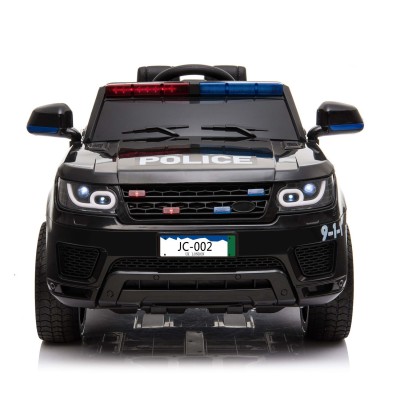 AUTO SUV POLICYJNY NA AKUMULATOR, MIĘKKIE SIEDZENIE, MĘKKIE KOŁA/JC002
