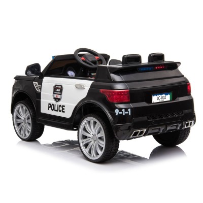 AUTO SUV POLICYJNY NA AKUMULATOR, MIĘKKIE SIEDZENIE, MĘKKIE KOŁA/JC002