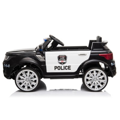 AUTO SUV POLICYJNY NA AKUMULATOR, MIĘKKIE SIEDZENIE, MĘKKIE KOŁA/JC002