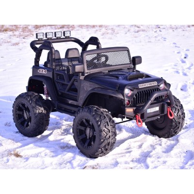 JEEP NA AKUMULATOR BROTHERS , WSPOMAGANIE KIEROWNICY, MIĘKKIE KOŁA, MIĘKKIE SIEDZENIE 24V - 400W/JEEP-JC-666