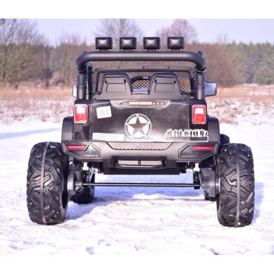 JEEP NA AKUMULATOR BROTHERS , WSPOMAGANIE KIEROWNICY, MIĘKKIE KOŁA, MIĘKKIE SIEDZENIE 24V - 400W/JEEP-JC-666