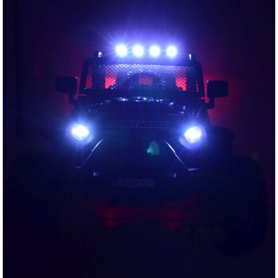 JEEP NA AKUMULATOR BROTHERS , WSPOMAGANIE KIEROWNICY, MIĘKKIE KOŁA, MIĘKKIE SIEDZENIE 24V - 400W/JEEP-JC-666