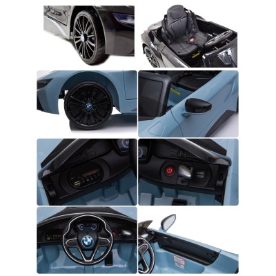 ORYGINALNE BMW I8 - MIĘKKIE KOŁA, MIĘKKIE SIEDZENIE/JE1001