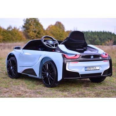 ORYGINALNE BMW I8 - MIĘKKIE KOŁA, MIĘKKIE SIEDZENIE/JE1001