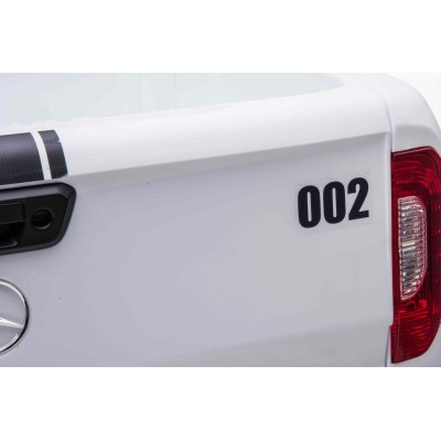MERCEDES X LICENCJA POLICJA, 4X4 ,2x12V, MIĘKKIE KOŁA EVA, MIĘKKIE SIEDZENIE, 5 PUNKTOWE PASY /XMX606