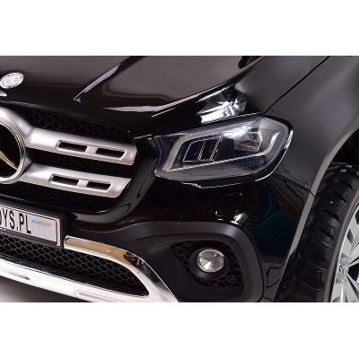 MERCEDES X LICENCJA POLICJA, 4X4 ,2x12V, MIĘKKIE KOŁA EVA, MIĘKKIE SIEDZENIE, 5 PUNKTOWE PASY /XMX606