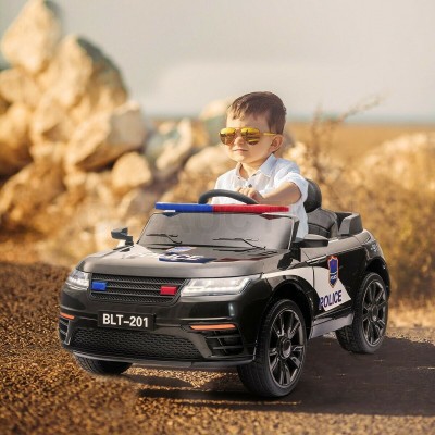 AUTO NA AKUMULATOR NAJNOWSZA POLICJA 4X4, KOGUTY , DŹWIĘKI, PILOT/BLT-201