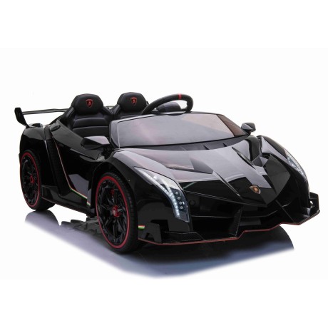 ORYGINALNE LAMBORGHINI VENENO NA AKUMULATOR, MIĘKKIE KOŁA, MIĘKKIE SIEDZENIE/XMX615