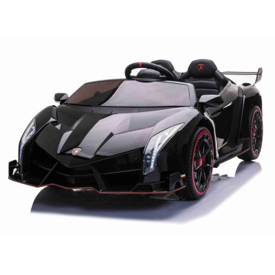 ORYGINALNE LAMBORGHINI VENENO NA AKUMULATOR, MIĘKKIE KOŁA, MIĘKKIE SIEDZENIE/XMX615