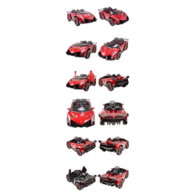 ORYGINALNE LAMBORGHINI VENENO NA AKUMULATOR, MIĘKKIE KOŁA, MIĘKKIE SIEDZENIE, LAKIER/XMX615