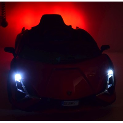 ORYGINALNE LAMBORGHINI SIAN, MIĘKKIE KOŁA, MIĘKKIE SIEDZENIE, LAKIER, 4x4, FUNKCJA BUJANIA - FULL OPCJA/QLS6388