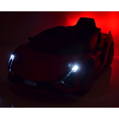 ORYGINALNE LAMBORGHINI SIAN, MIĘKKIE KOŁA, MIĘKKIE SIEDZENIE, LAKIER, 4x4, FUNKCJA BUJANIA - FULL OPCJA/QLS6388