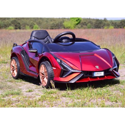 ORYGINALNE LAMBORGHINI SIAN, MIĘKKIE KOŁA, MIĘKKIE SIEDZENIE, LAKIER, 4x4, FUNKCJA BUJANIA - FULL OPCJA/QLS6388