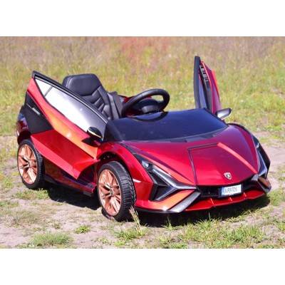 ORYGINALNE LAMBORGHINI SIAN, MIĘKKIE KOŁA, MIĘKKIE SIEDZENIE, LAKIER, 4x4, FUNKCJA BUJANIA - FULL OPCJA/QLS6388