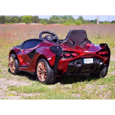 ORYGINALNE LAMBORGHINI SIAN, MIĘKKIE KOŁA, MIĘKKIE SIEDZENIE, LAKIER, 4x4, FUNKCJA BUJANIA - FULL OPCJA/QLS6388
