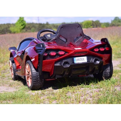 ORYGINALNE LAMBORGHINI SIAN, MIĘKKIE KOŁA, MIĘKKIE SIEDZENIE, LAKIER, 4x4, FUNKCJA BUJANIA - FULL OPCJA/QLS6388