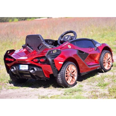 ORYGINALNE LAMBORGHINI SIAN, MIĘKKIE KOŁA, MIĘKKIE SIEDZENIE, LAKIER, 4x4, FUNKCJA BUJANIA - FULL OPCJA/QLS6388