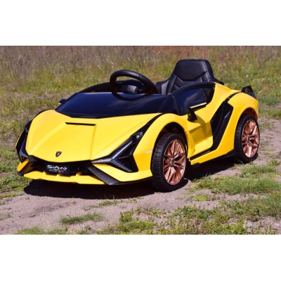 ORYGINALNE LAMBORGHINI SIAN, MIĘKKIE KOŁA, MIĘKKIE SIEDZENIE, FUNKCJA BUJANIA - FULL OPCJA /QLS6388