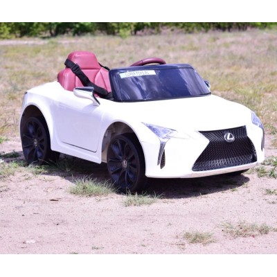 ORYGINALNY LEXUS LC500 NA NAJLEPSZEJ WERSJI, MIĘKKIE KOŁA, MIĘKKIE SIEDZENIE/JE1618