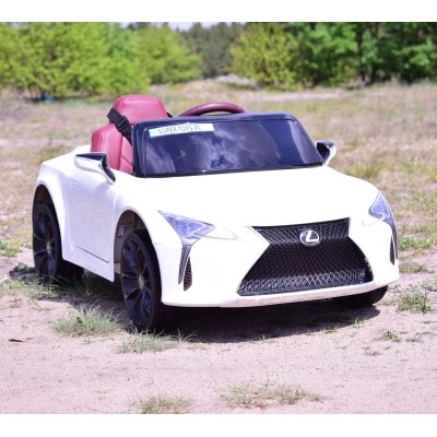 ORYGINALNY LEXUS LC500 NA NAJLEPSZEJ WERSJI, MIĘKKIE KOŁA, MIĘKKIE SIEDZENIE/JE1618